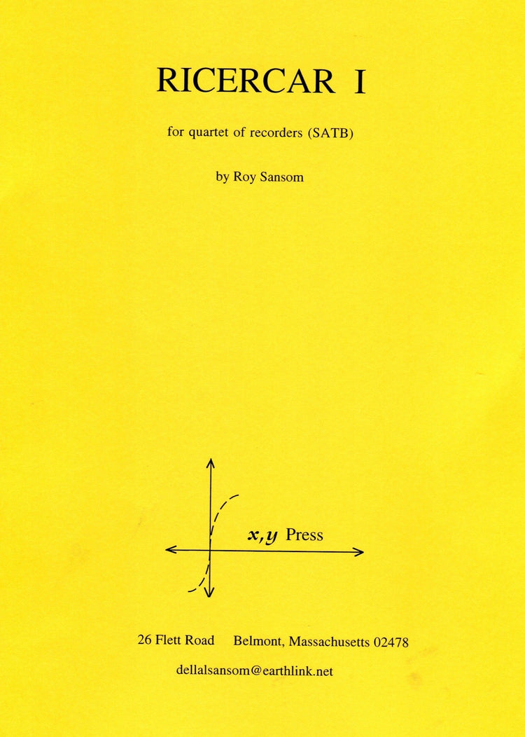 Ricercar I