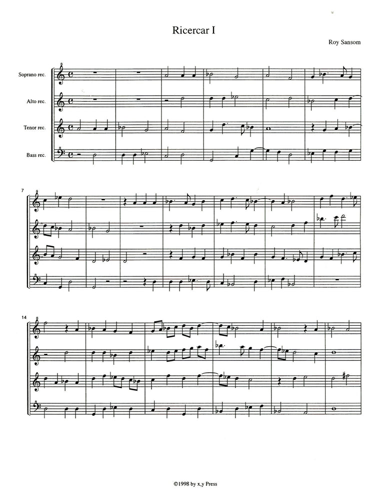 Ricercar I