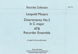 Divertimento No. 1 in G Major for ATB Trio