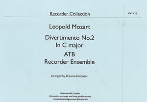 Divertimento No. 1 in G Major for ATB Trio