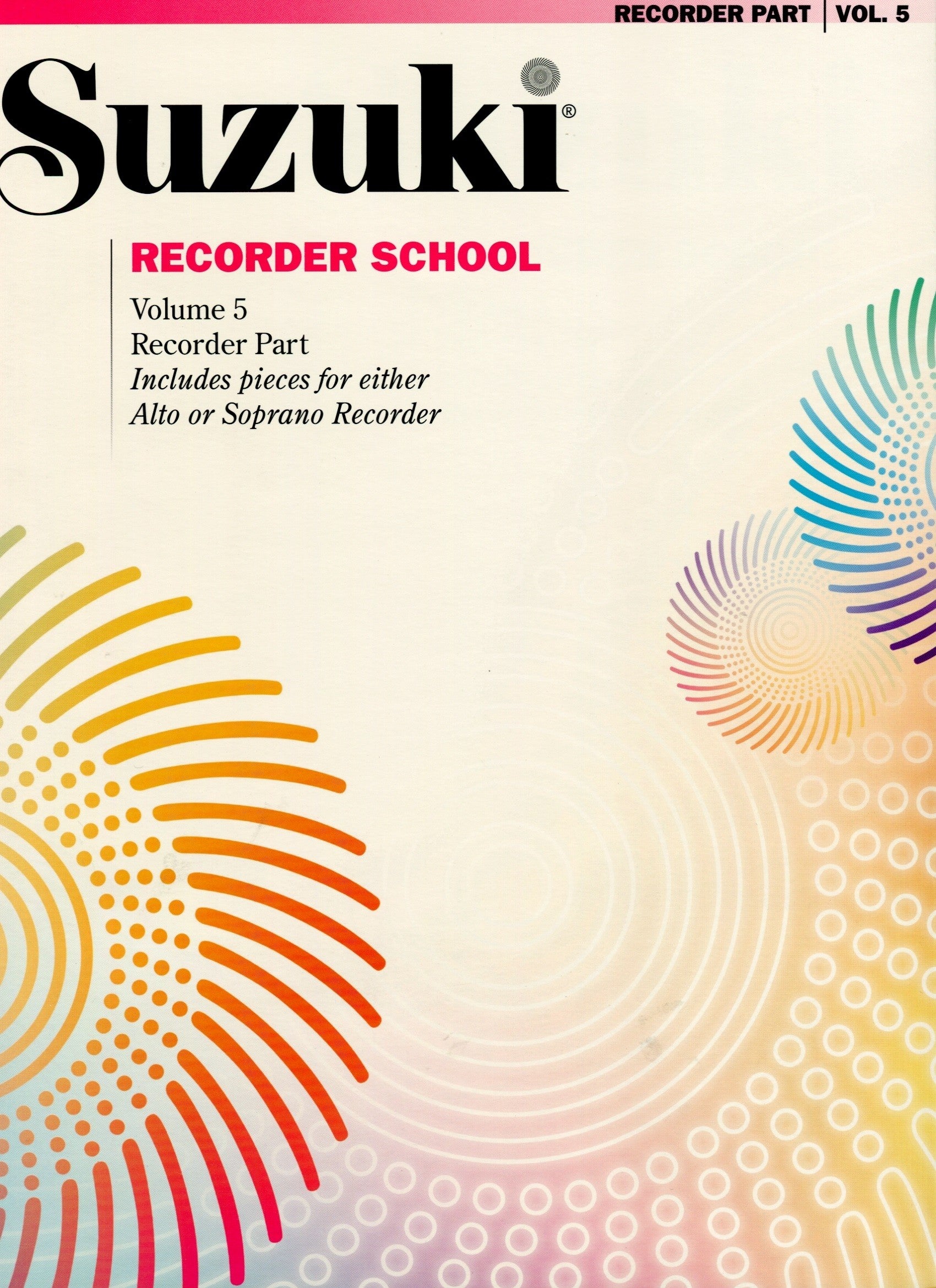 Recorder School Volume 5 Recorder Part