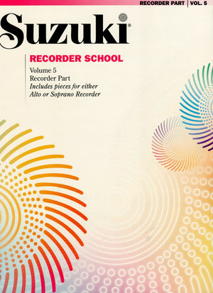 Recorder School Volume 5 Recorder Part