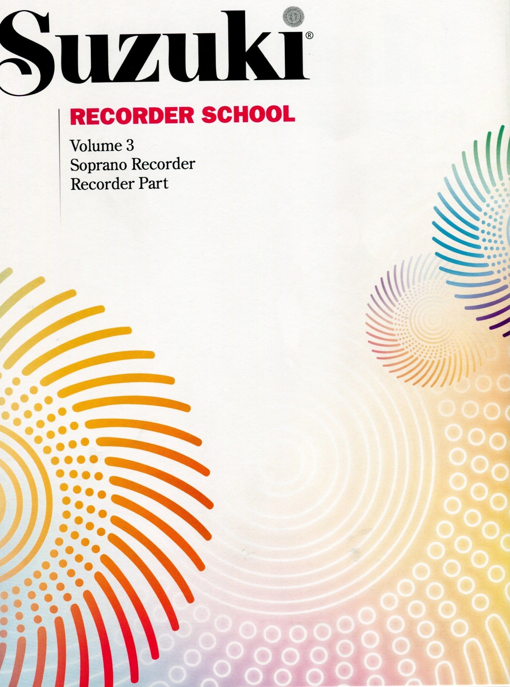 Recorder School Volume 3 Recorder Part
