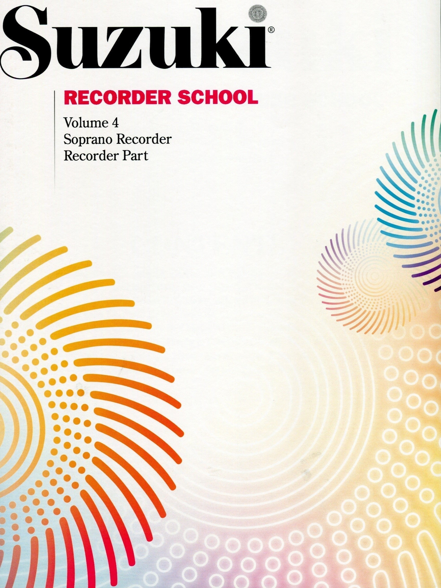 Recorder School Volume 4 Recorder Part