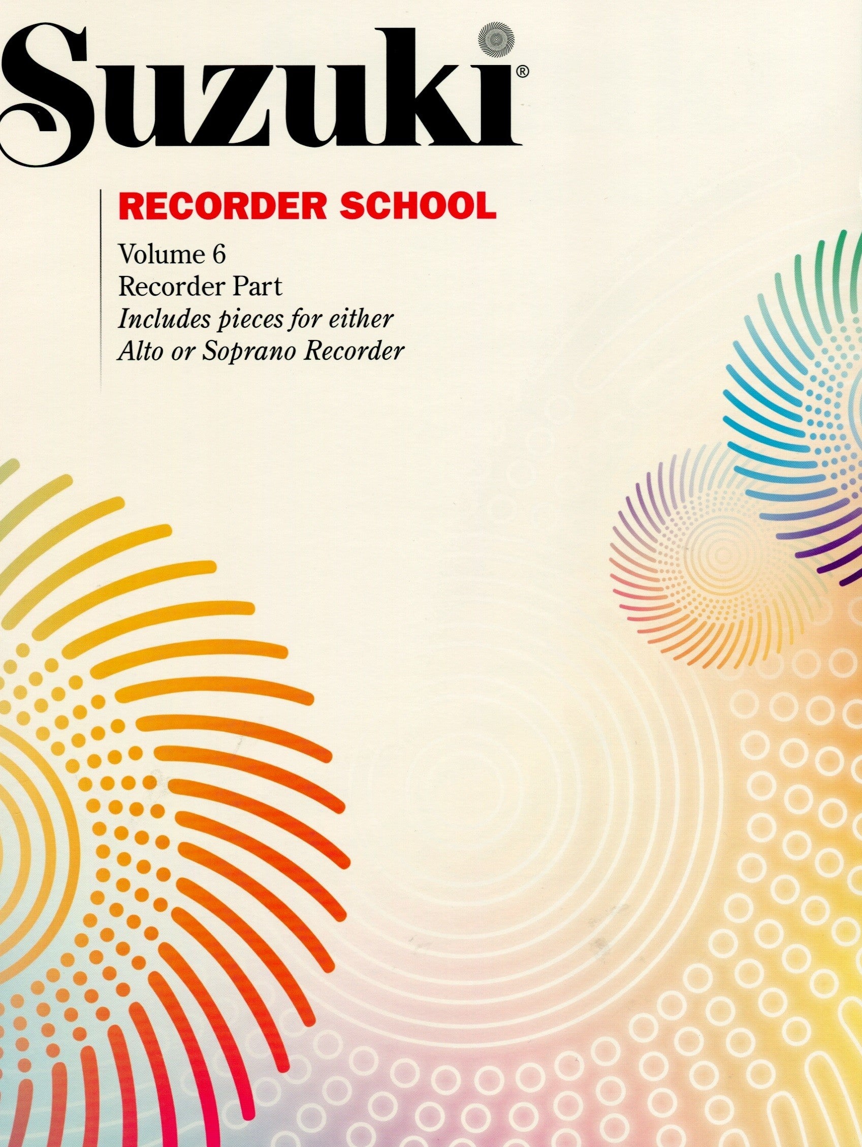 Recorder School Volume 6 Recorder Part