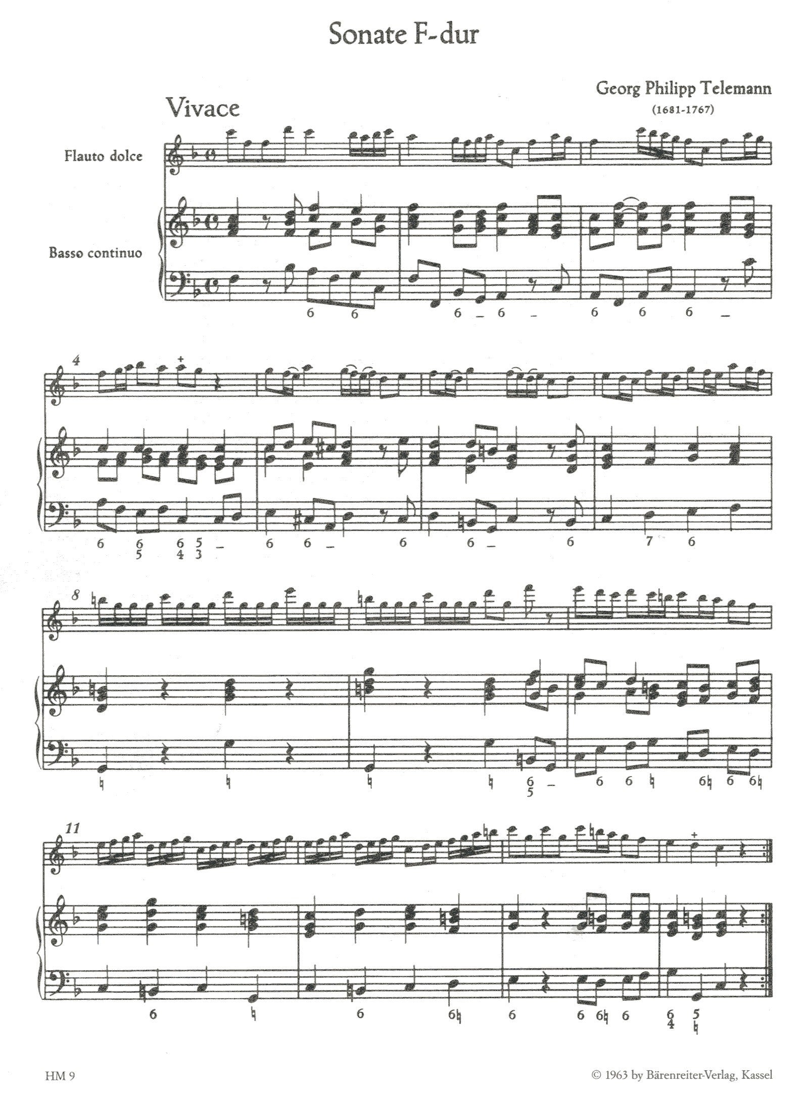 Sonata in F major