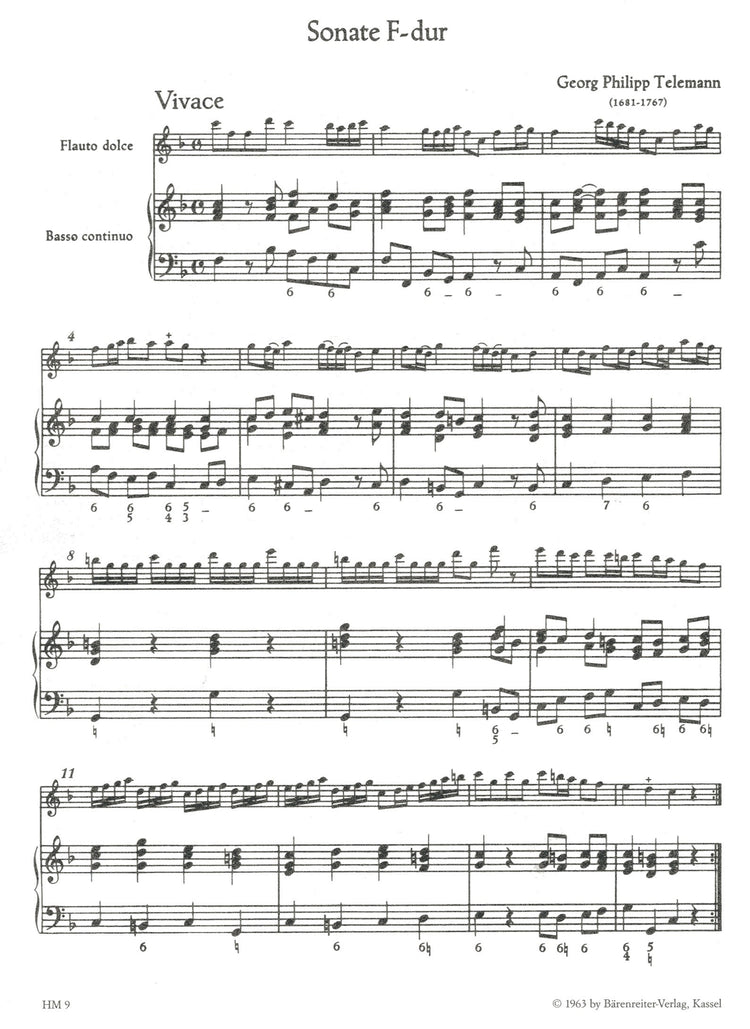 Sonata in F major