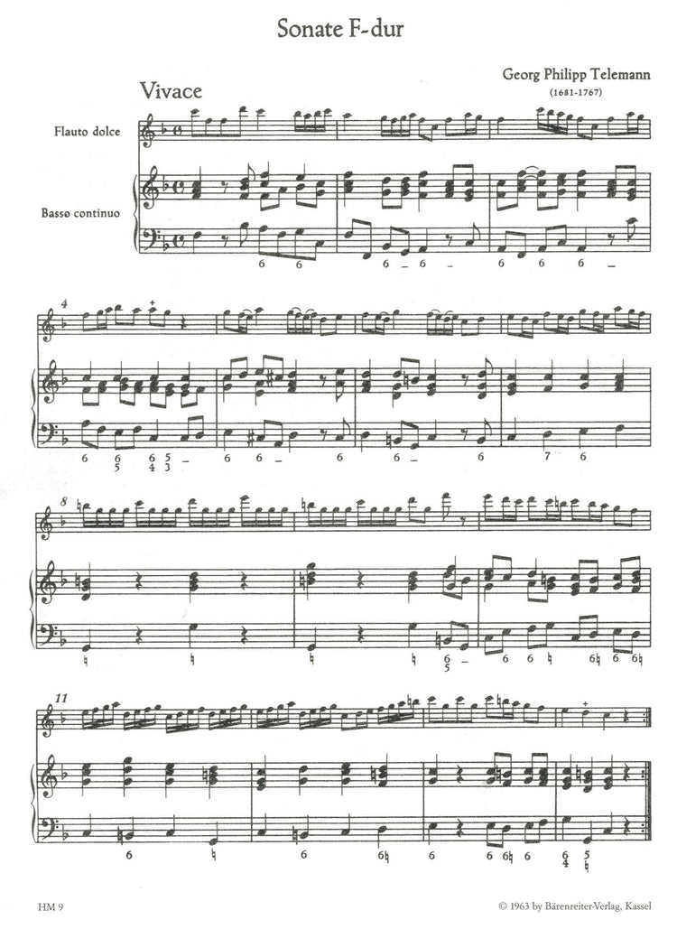 Sonata in F major