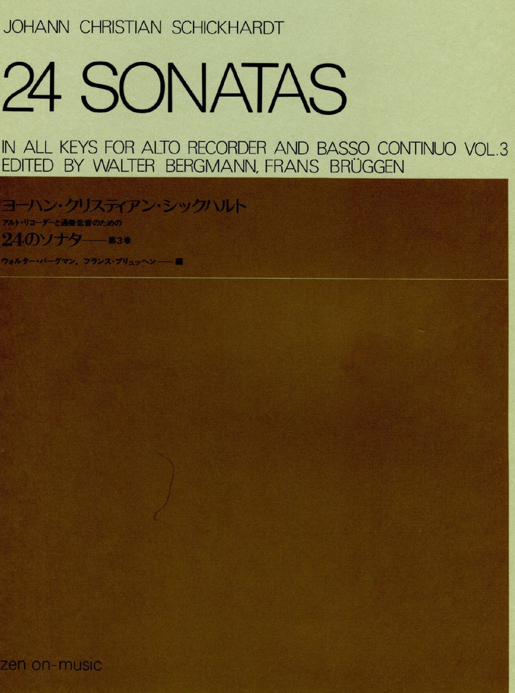 24 Sonatas volume 3.