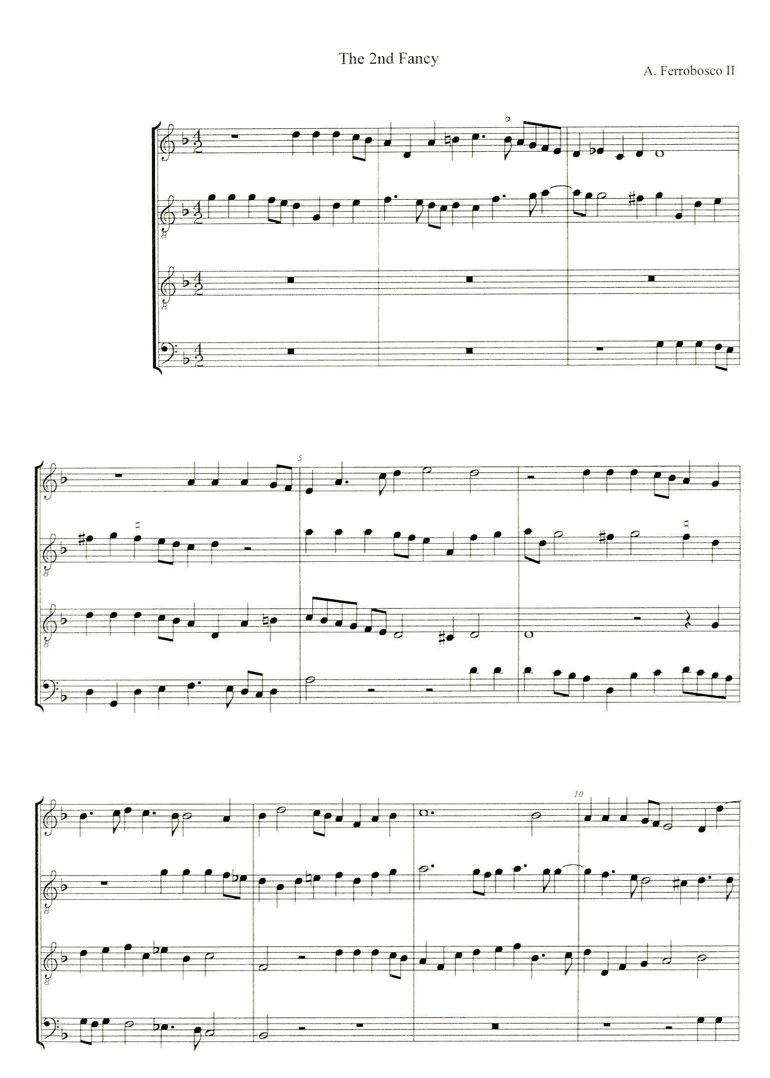 Four Four-Part Fantasias