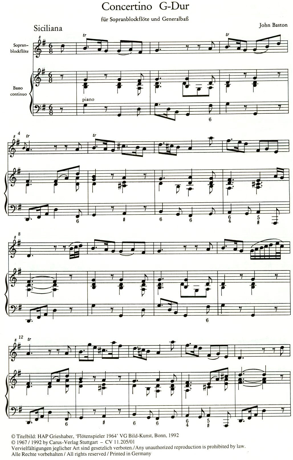 Concertino G Major
