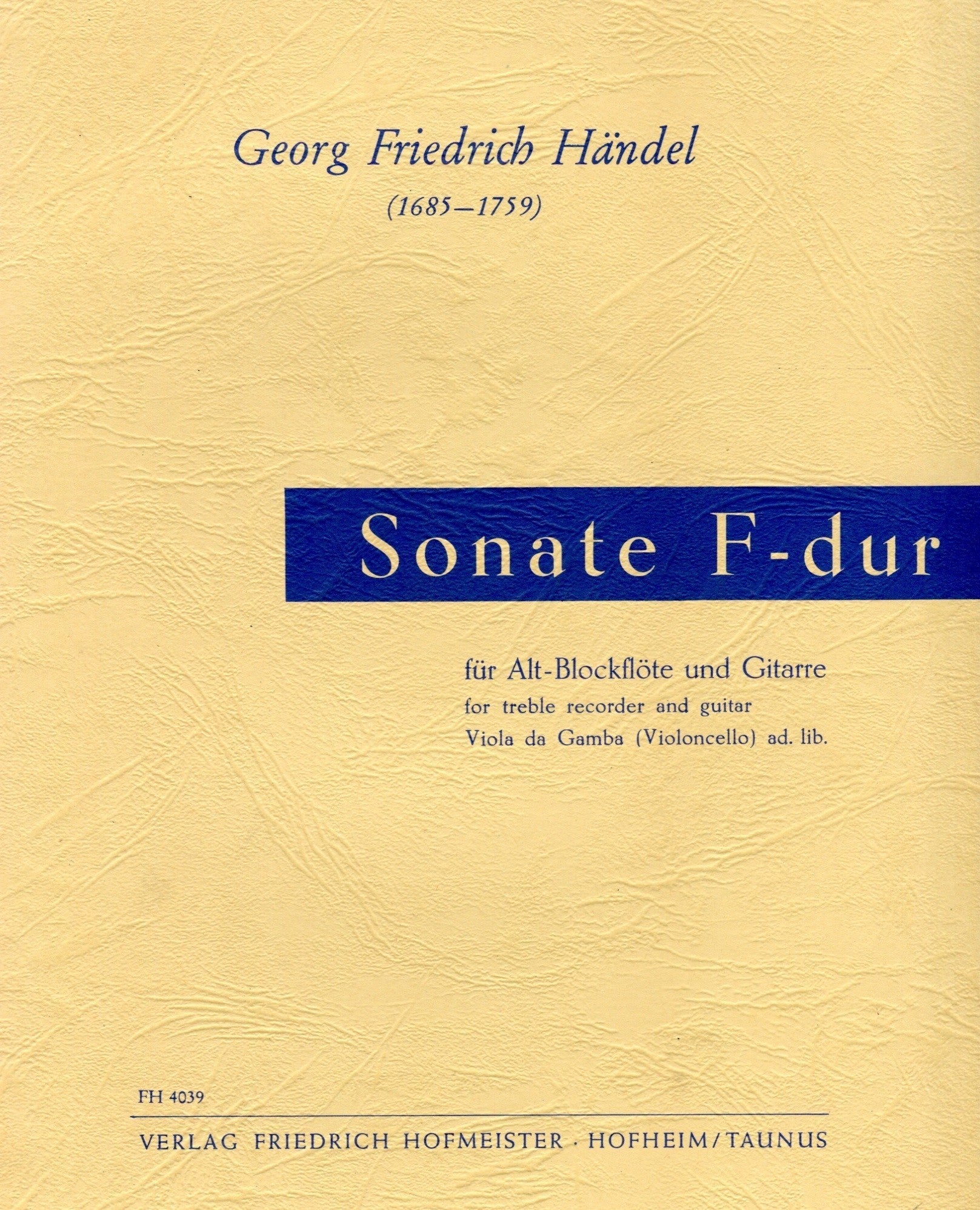 Sonata in F Major