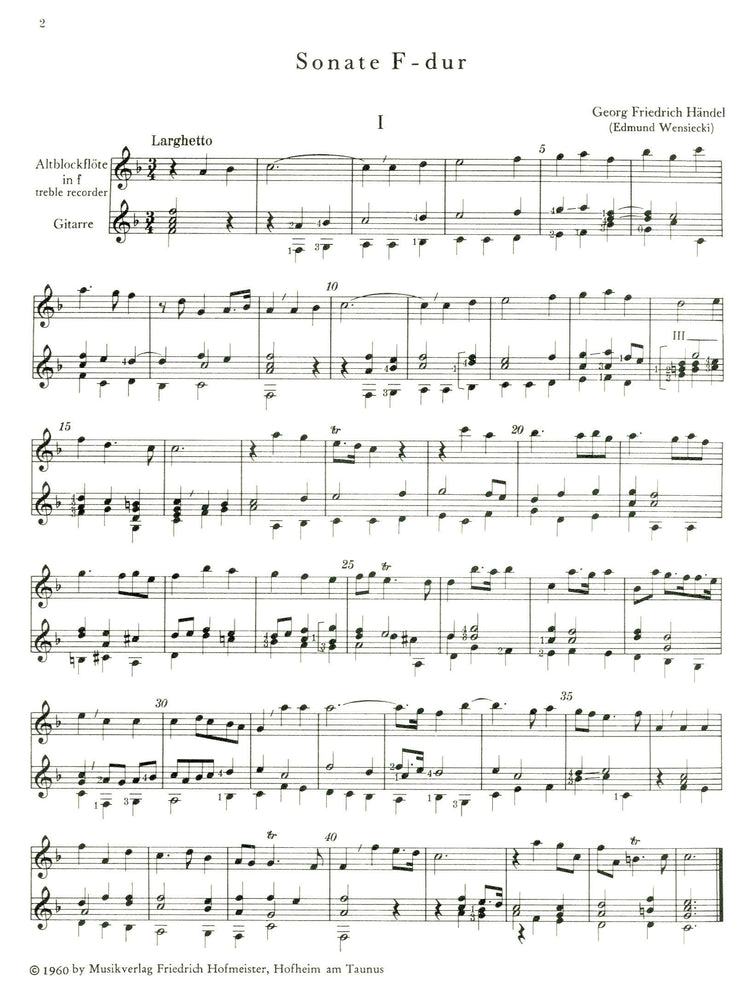 Sonata in F Major