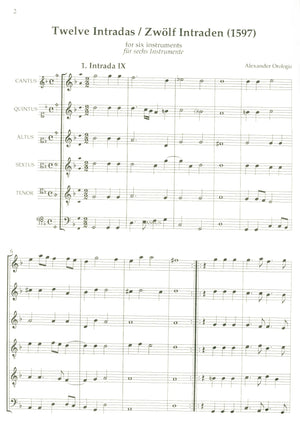 Twelve Intradas for 6 instruments