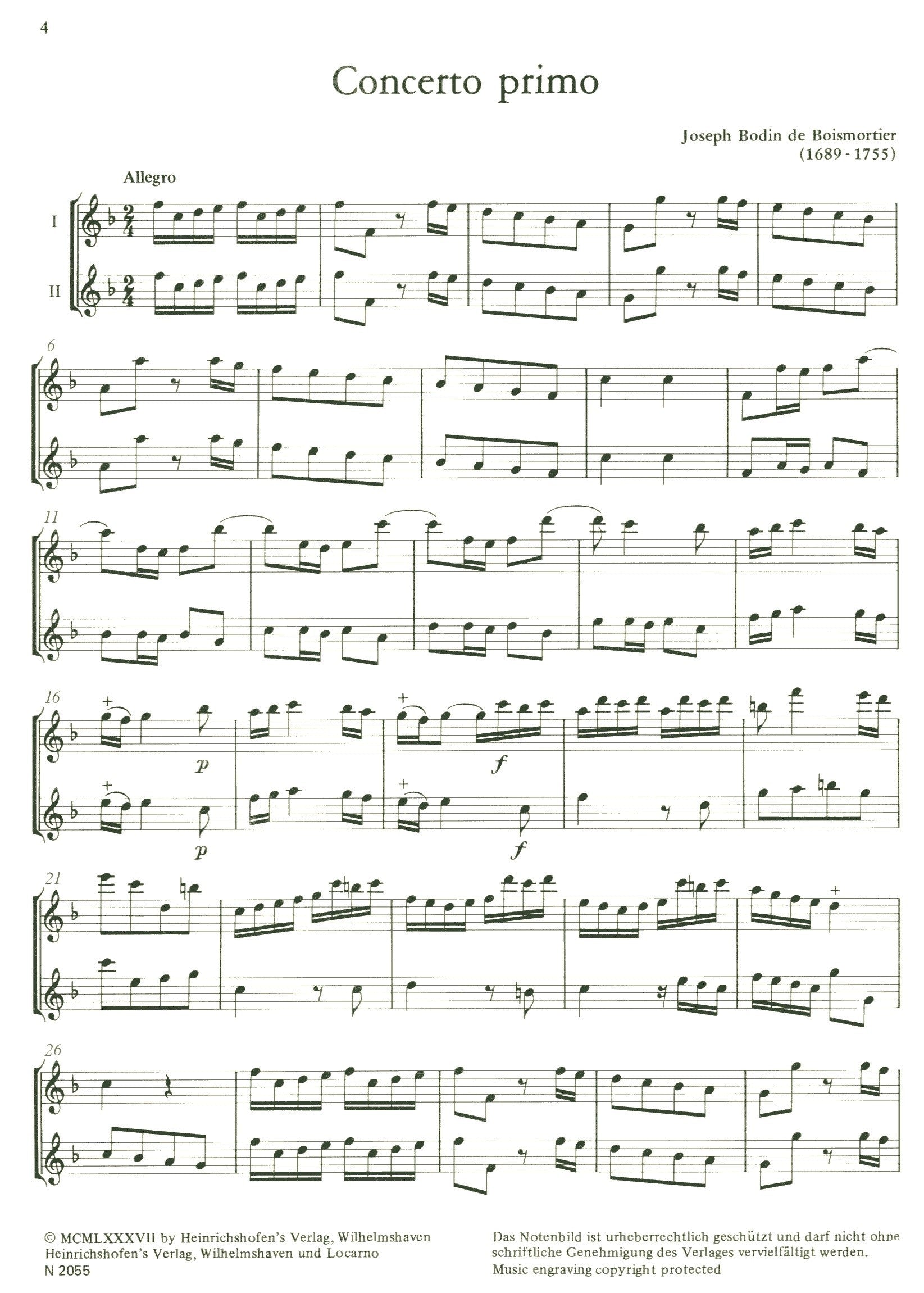 4 Concerts from Op. 8