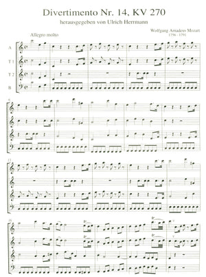 Divertimento Nr. 14, KV270