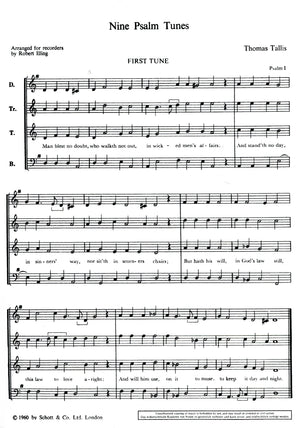 Nine Psalm Tunes