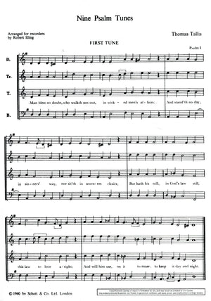 Nine Psalm Tunes