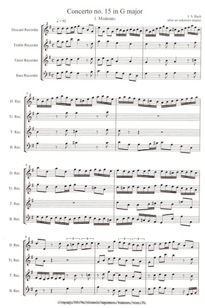 Concerto No. 15 in G Major