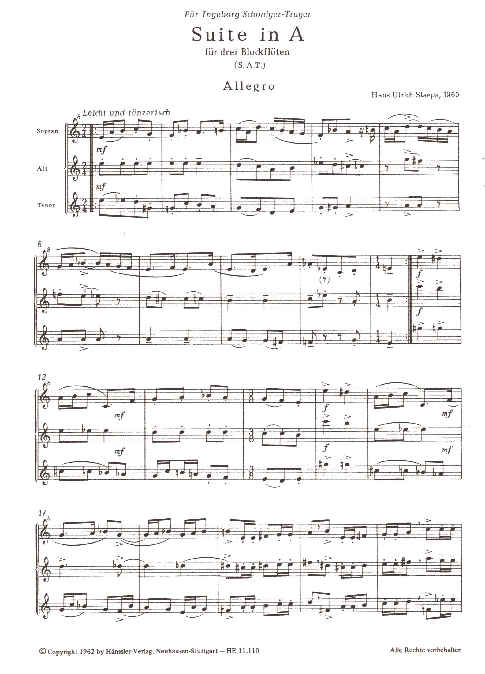 Suite in A minor