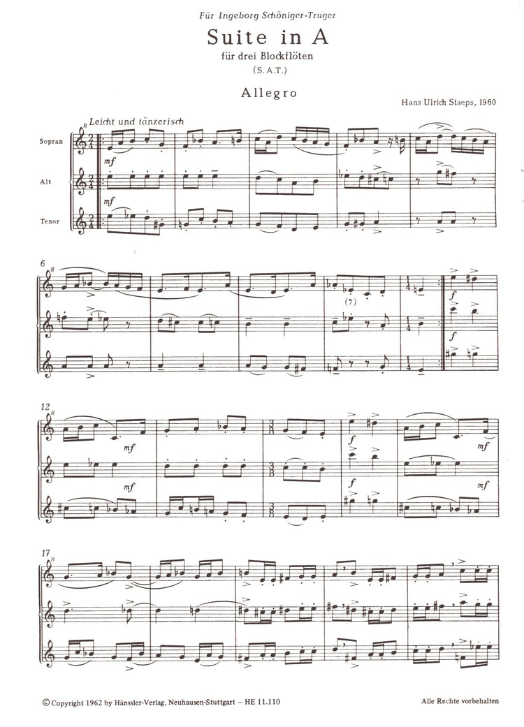 Suite in A minor