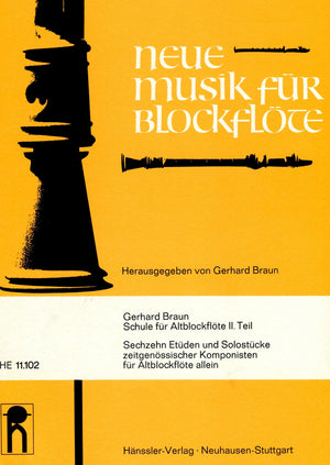 16 Etudes by Contemporary Composers for Alto Recorder