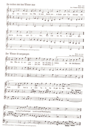 Folksongs in new settings