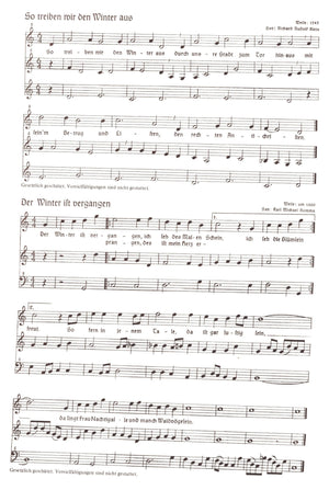 Folksongs in new settings