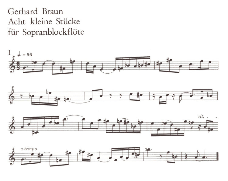 8 small pieces for Soprano