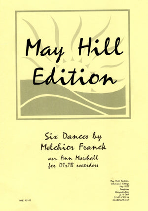 Six Dances by Melchior Franck