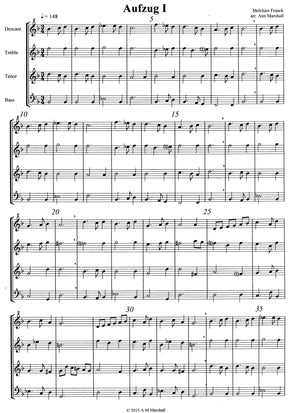 Six Dances by Melchior Franck