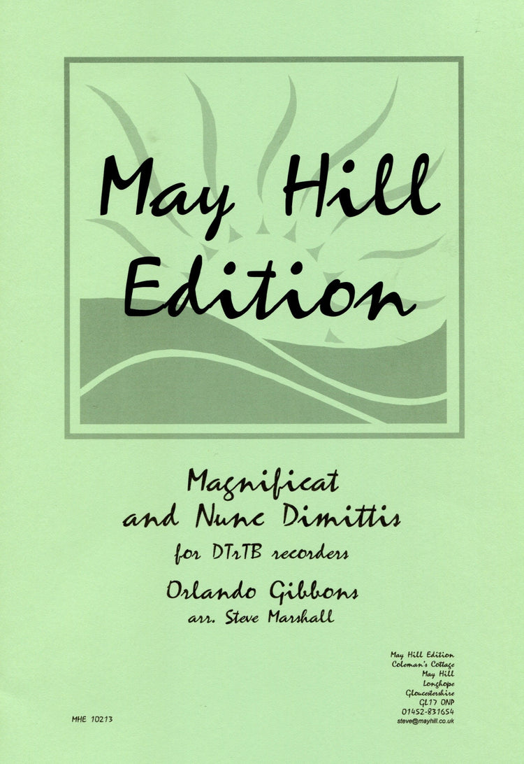 Magnificat and Nunc Dimittis