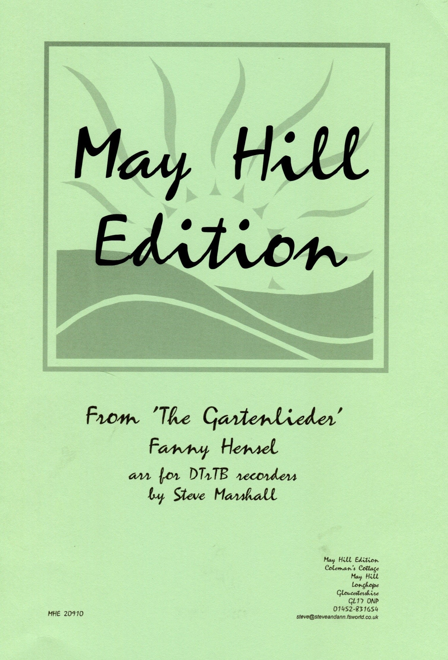 Fanny Hensel Garden Songs