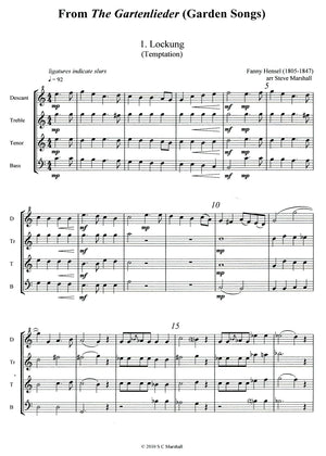 Fanny Hensel Garden Songs