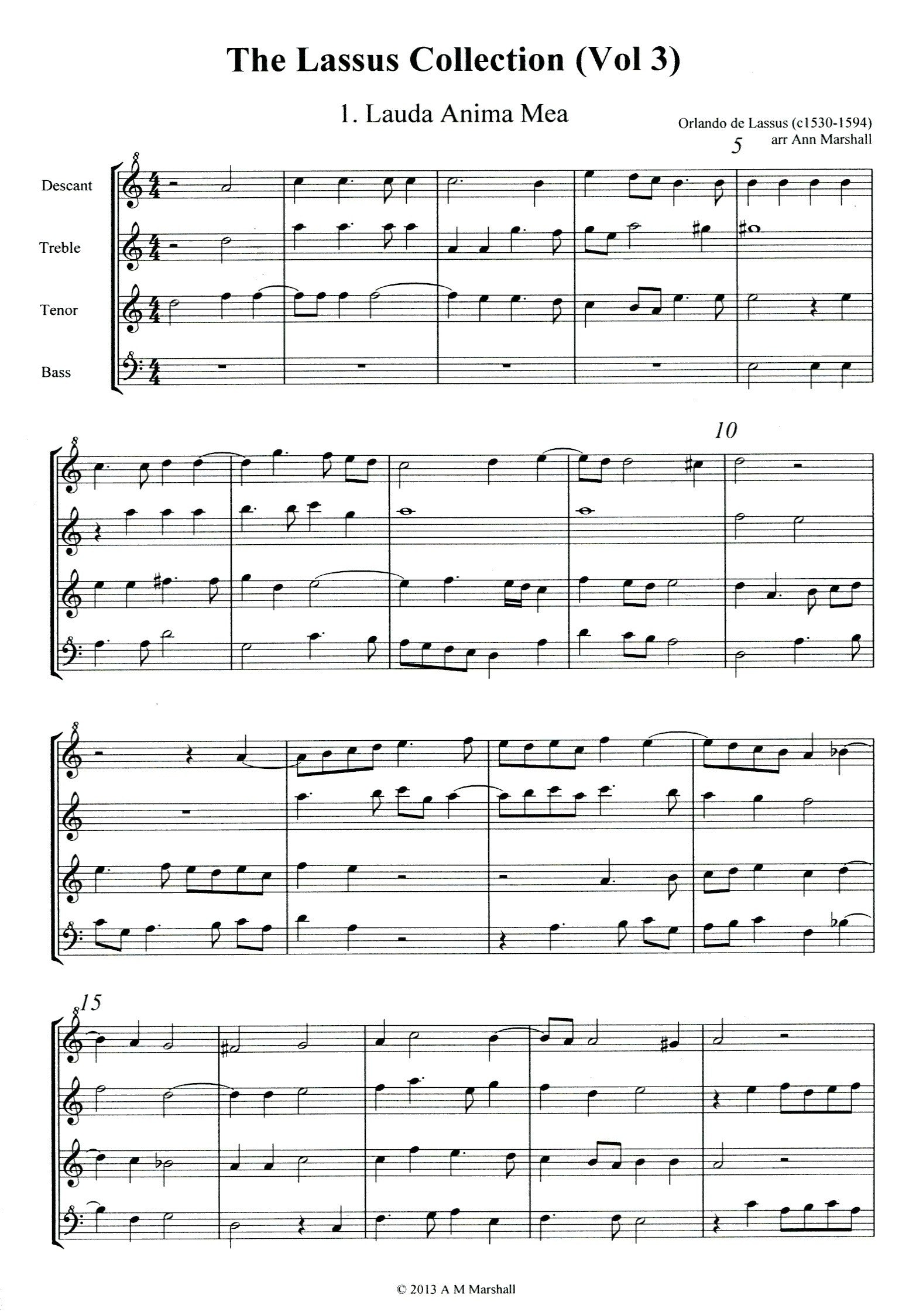 The Lassus Collection Vol. 3
