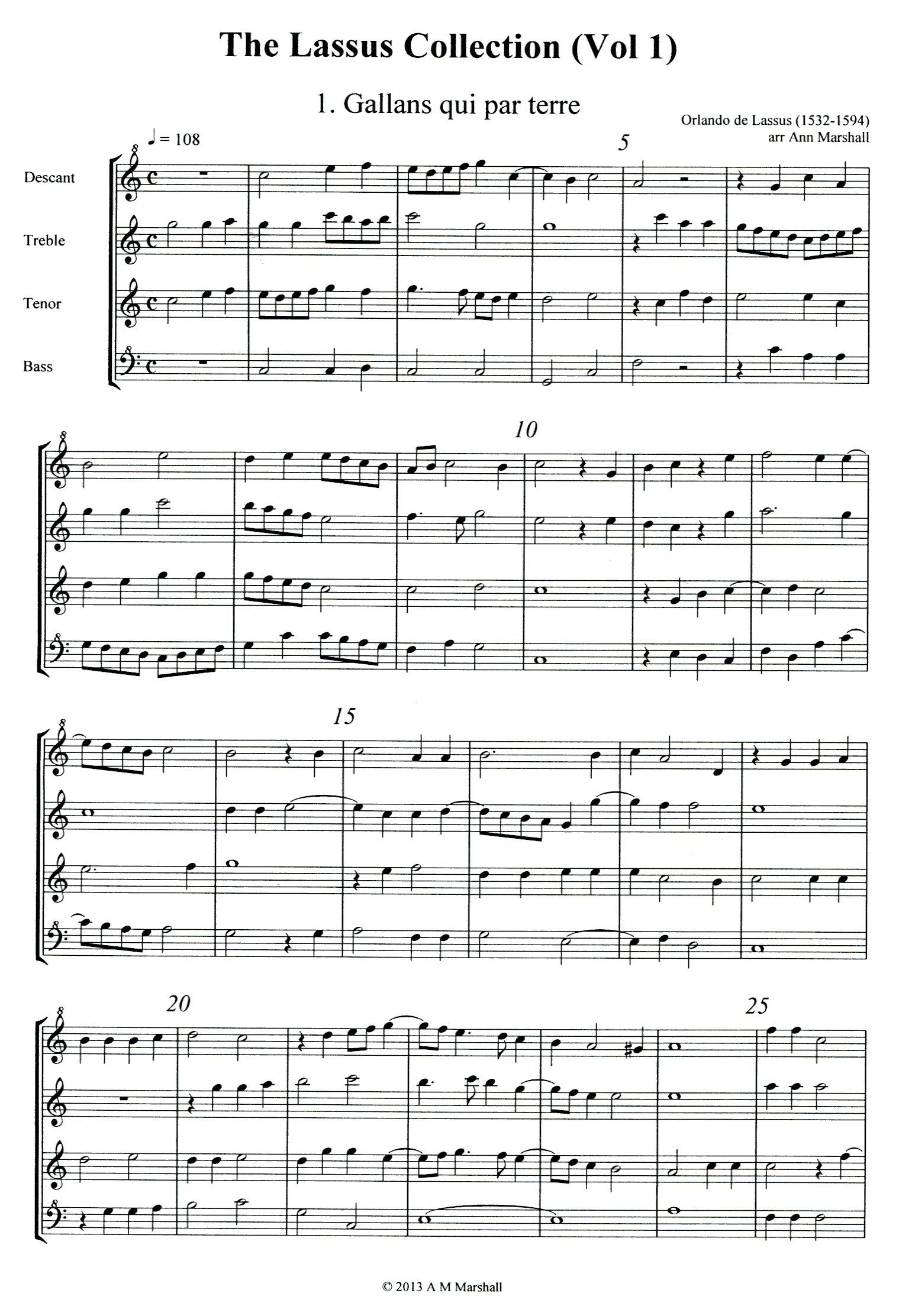 The Lassus Collection Vol.1