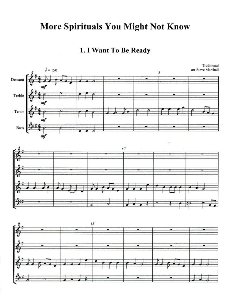 More Spirituals You Might Not Know