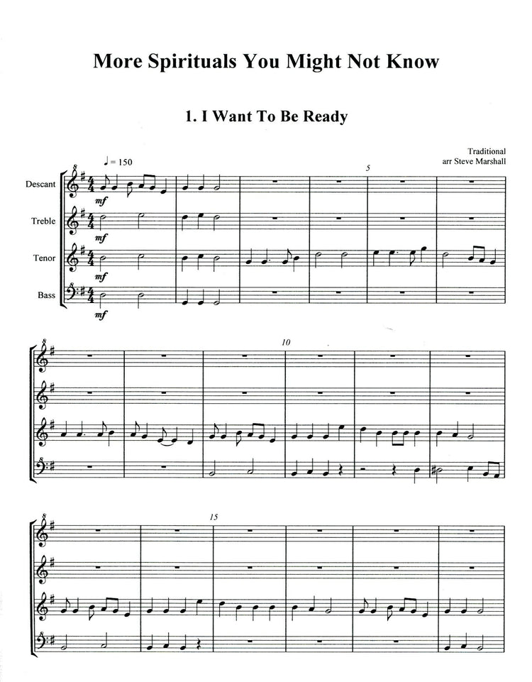 More Spirituals You Might Not Know