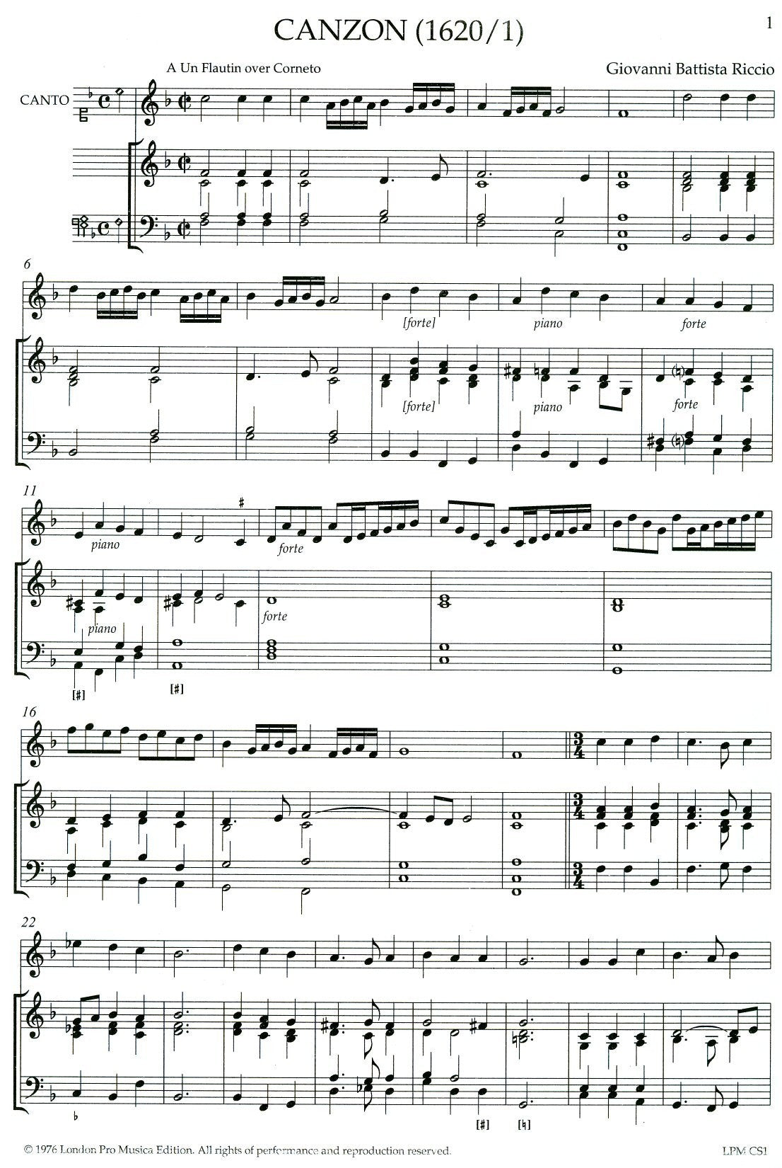 Canzon (1620/1)