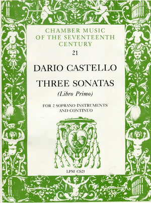 Three Sonatas Libro Primo