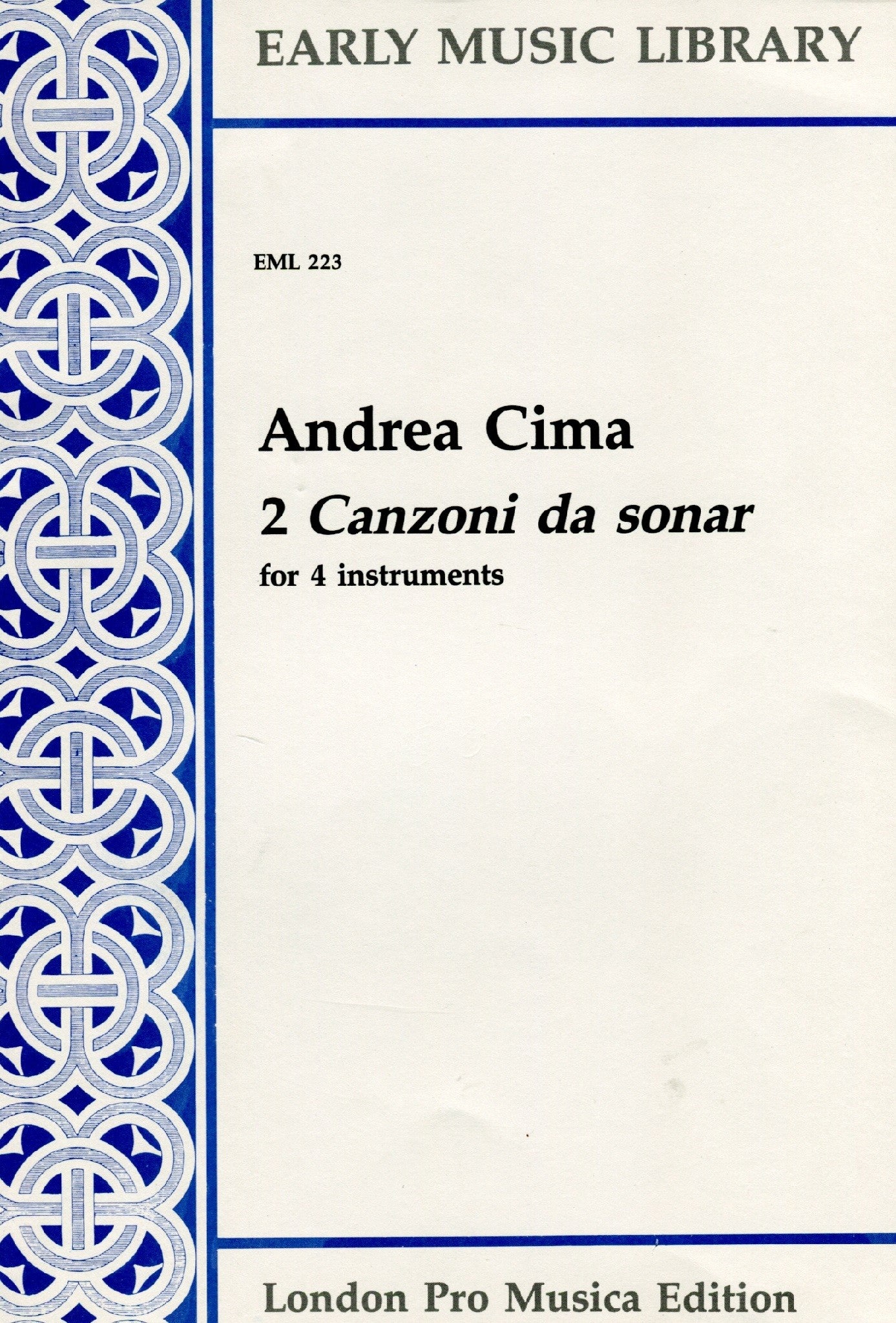2 Canzoni da sonar