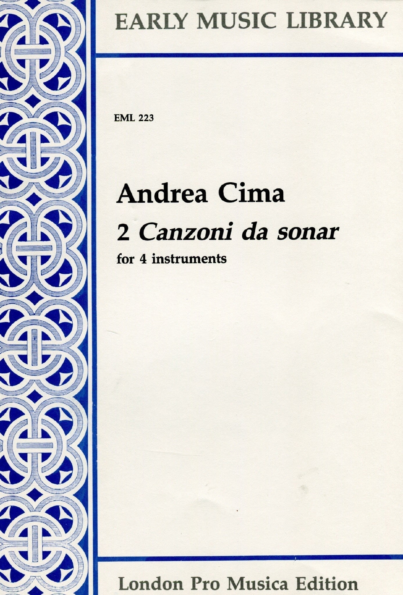 2 Canzoni da sonar