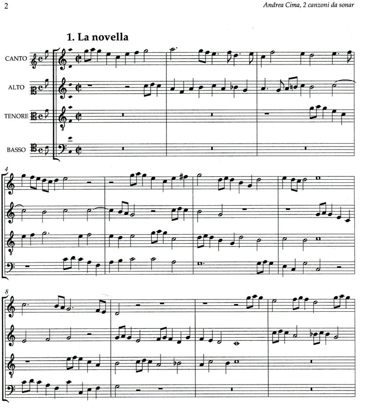 2 Canzoni da sonar