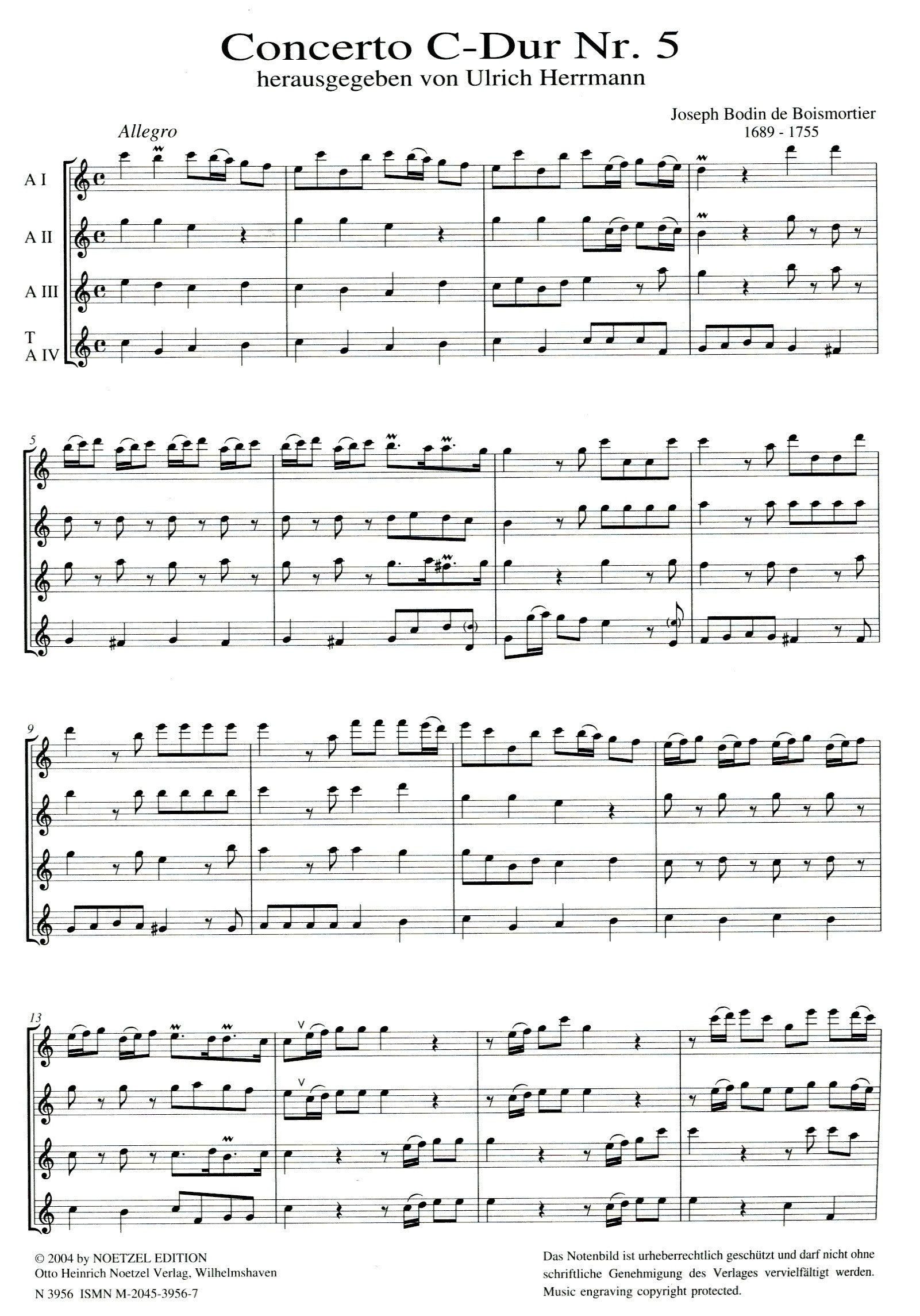 Concerto No. 5 in C Major
