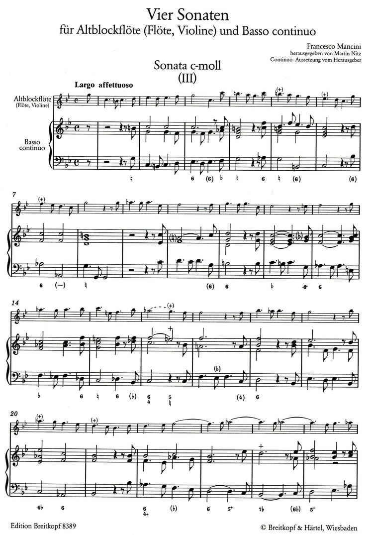 Four Sonatas Book I