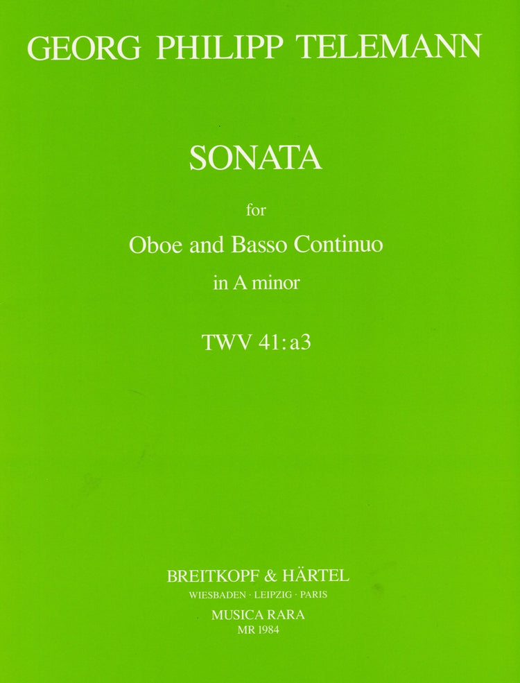 Sonata in a min TWV 41:a3