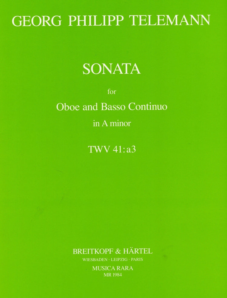 Sonata in a min TWV 41:a3