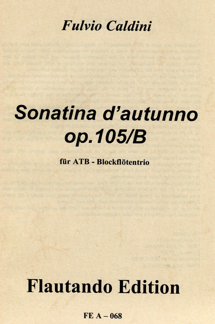 Sonatina d'autunno, Op. 105/B