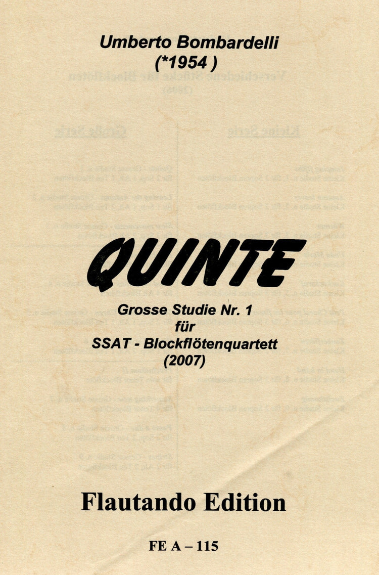 Quinte: Grosse Studie nr. 1