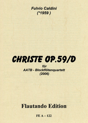 Christe Op. 59/D